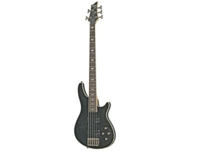 Schecter Omen 5 Extreme Trans Ocean Blue See Thru Black