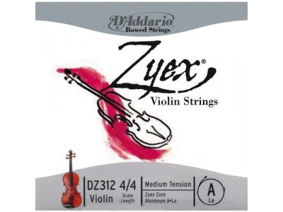 D'Addario DZ312 4/4M ZYEX VIOLIN ALUM A 4/4 MED 