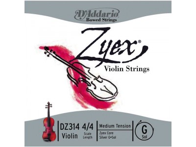 D'Addario DZ314 4/4M ZYEX VIOLIN SLV G 4/4 MED 