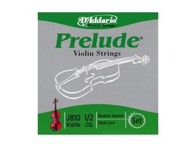 D'Addario J810 1/2M PRELUDE VIOLIN SET 1/2 MED 