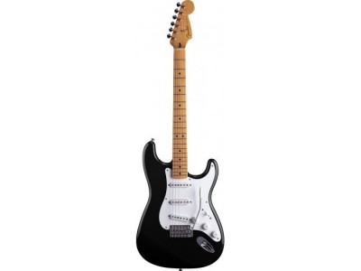 Fender Jimmie Vaughan Tex Mex Strat Maple Fretboard. Black 