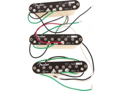 Fender Stratocaster Pickups (Sets of 3) - Samarium Cobalt Noiseless Strat Black 