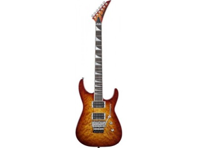 Jackson USA SL2H-MAHQ Solist. Ebony Fretboard. Burnt Cherry Sunburst . w/Molded Jackson Case 