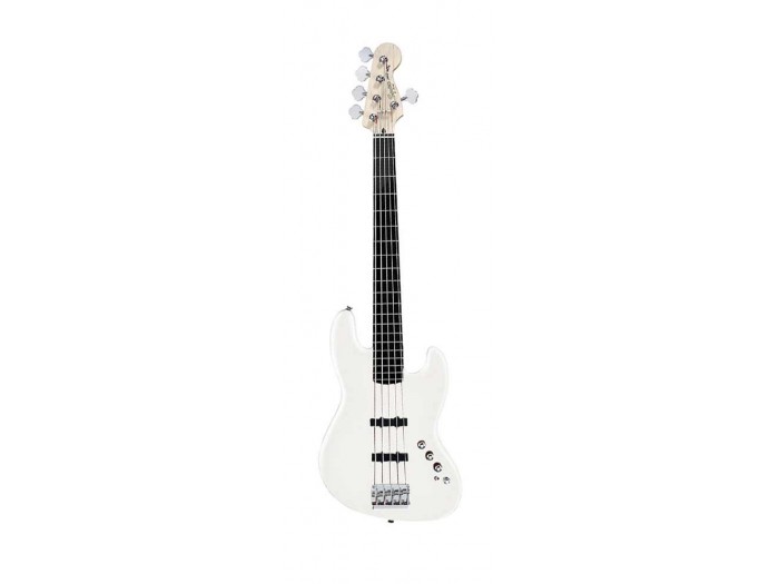 Squier By Fender Deluxe Jazz Bass® V Active (5 String). Ebonol