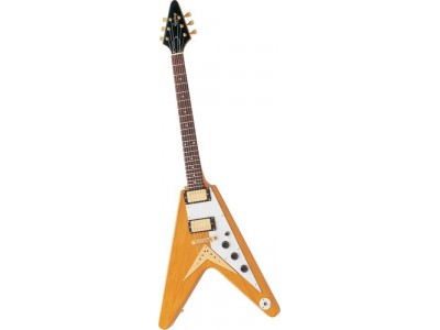 Epiphone Legacy 1958 Korina Flying-V Ant. Natural Gld Hdwe Korina Antique Natural Gold 