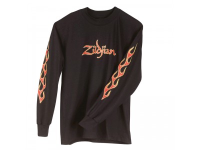 ONLINE rasprodaja - Zildjian LONG-SLEEVE FIRE TEE SHIRT BLACK MEDIUM 
