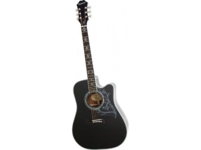 Epiphone Legacy Dave Navarro Signature Acoustic/Electric Ebony Nickel Epiphone Legacy Dave Navarro Signature Acoustic/Electric Ebony Nickel