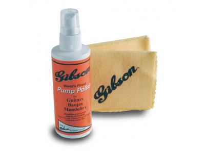 Gibson PRIBOR Pump Polish And Standard Polish Cloth Combo 