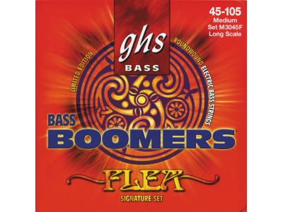 GHS Strings M 3045 F Flea Signature Bass Boomers Medium Electric Bass Strings GHS Strings M 3045 F Flea Signature Bass Boomers Medium Electric Bass Strings