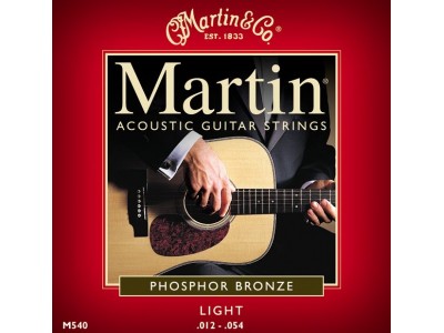 Martin M540 Phosphor Bronze Light Acoustic Guitar Strings 