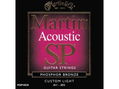 Martin MSP4050 SP Phosphor Bronze Custom Light Acoustic Guitar Strings 