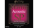 Martin MSP4050 SP Phosphor Bronze Custom Light Acoustic Guitar Strings  