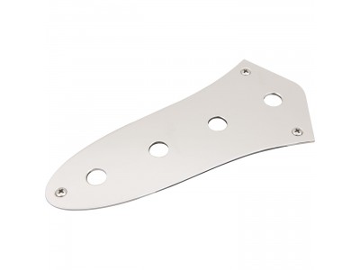 Fender PRIBOR Control Plate. Chrome. Jazz Bass. Standard 4 hole * 