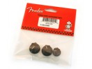 Fender PRIBOR Knobs. Most Jazz Bass Models. Black. Set of 3 *  