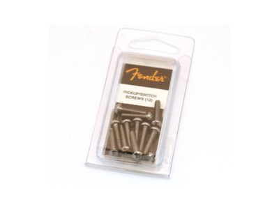 Fender PRIBOR Pickup Switch Mounting Screws Most Fender Instruments Chrome 12 