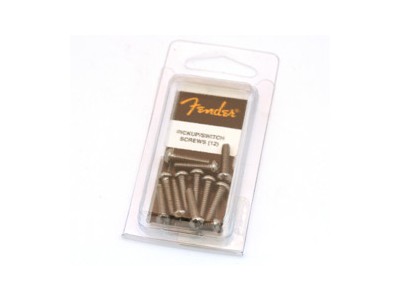 Fender PRIBOR Pickup/Switch Mounting Screws. Most Fender Instruments. Chrome(12) * 