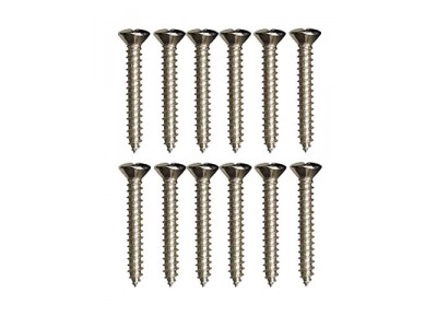 Fender PRIBOR Bridge Mounting Screws. Fender Basses. 5 X 1. Chrome (12) * 