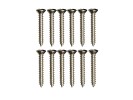 Fender PRIBOR Bridge Mounting Screws. Fender Basses. 5 X 1. Chrome (12) *  