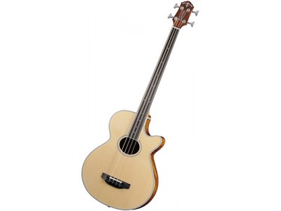 Crafter BA 400EQ FL/N (W/DXB-BA) Acoustic Bass Guitar. Spruce top. Fretless 