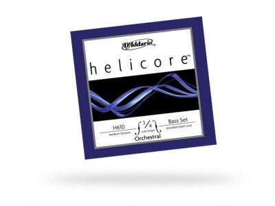 D'Addario HS610 3/4M HELIC SOLO BASS SET MED 3/4 