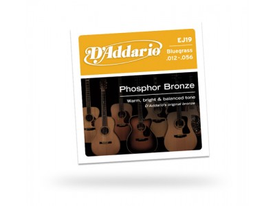 D'Addario EJ19 SET ACOUS PHOS BRZ BLUEGRASS EJ19