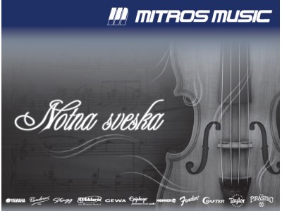 Mitros Music NOTNA SVESKA 
