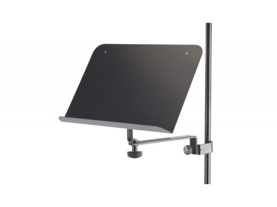 K&M Stands 115/2 SHEET MUSIC AND DOCUMENT HOLDER black 