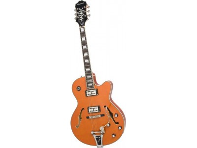 Epiphone Legacy Emperor Swingster Translucent Orange Chrome Bigsby 