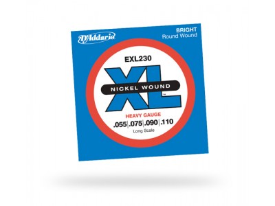 D'Addario EXL230 SET BASS XL 55-110 LONG SCALE EXL230 D'Addario EXL230 SET BASS XL 55-110 LONG SCALE EXL230