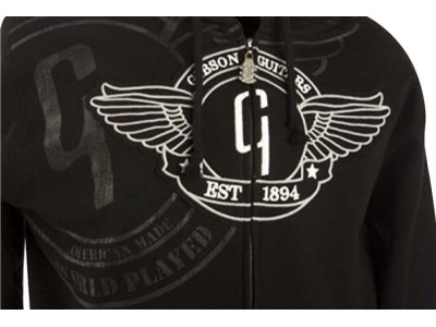 Gibson PRIBOR Logo Men's Hoodie X Large BLACK Gibson PRIBOR Logo Men's Hoodie X Large BLACK