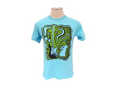 Fender PRIBOR STRAT FACE TEE AQUA M 