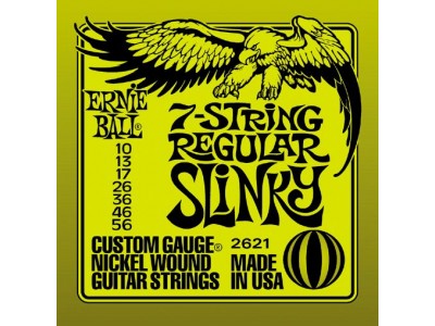 Ernie Ball P02621  NICKL 7 REG SLINKY 