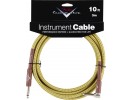 Fender PRIBOR Custom Shop Performance Series Cable 10 Angled Tweed  