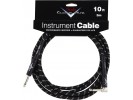 Fender PRIBOR Custom Shop Performance Series Cable 10 Angled Black Tweed 