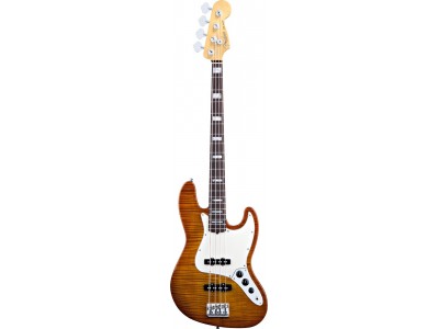 Fender Select Jazz Bass. Rosewood Fingerboard. Amber Burst 