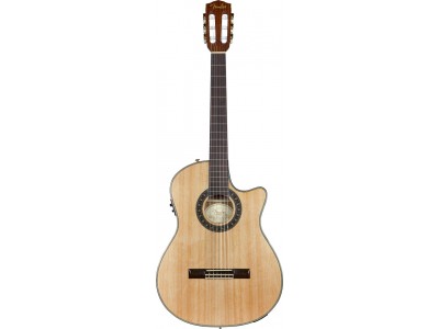 Fender CN-240 SCE Thinline. Rosewood Fretboard. Natural 