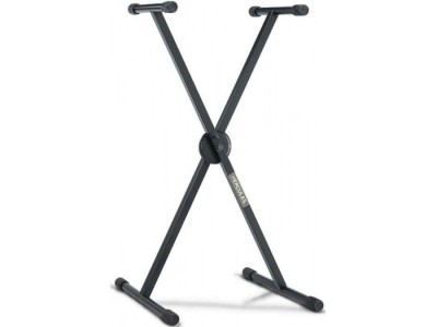 Hercules KS110B EZ-LOK system automatically locks the stand into one of five height settings 