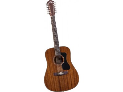 Guild D-125-12, Mahogany Dreadnought 12-String, Natural 