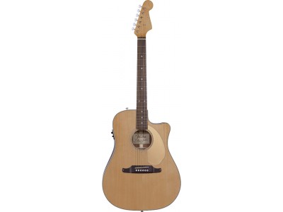 Fender Sonoran SCE. Thinline. Cutaway. Natural. Solid Spruce Top. 3