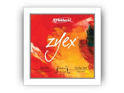 D'Addario DZ410 MM ZYEX VIOLA SET MEDIUM MED 