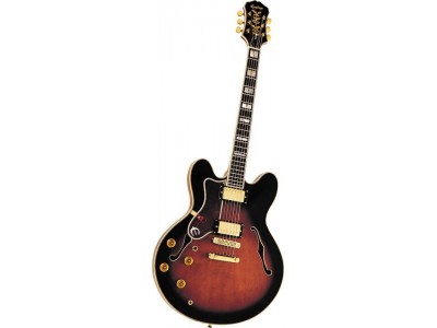 Epiphone Legacy *Lefty* Sheraton II Vint. Sunburst Gld Hdwe Vintage Sunburst Gold Epiphone Legacy *Lefty* Sheraton II Vint. Sunburst Gld Hdwe Vintage Sunburst Gold