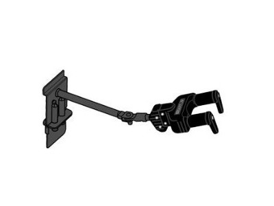 Hercules GSP50SB All-Slats wall mounting system fits different sized slat intervals from 60-90mm (2.3