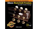 Gibson PRIBOR Masterbuilt Premium Phosphor Bronze .011-.052 Acou Bronze