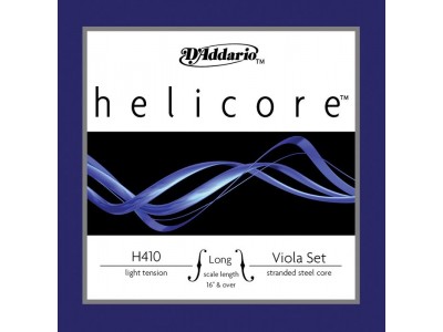 D'Addario H410 LL HELICORE VLA SET LONG LGT 