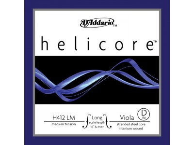 D'Addario H412 LM HELICORE VLA D LONG MED 