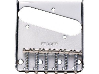 Fender PRIBOR Bridge Assembly. Vintage Telecaster. Six Saddle. Chrome * 