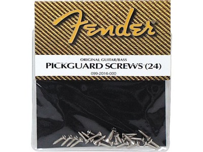 Fender PRIBOR Pickguard Mounting Screws. Chrome (24) * 