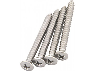 Fender PRIBOR Neck Mounting Screws. Chrome. Package of 4 * 