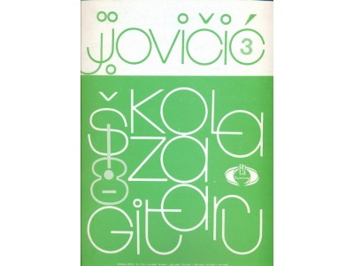 Literatura J. Jovičić - Škola za gitaru 3 