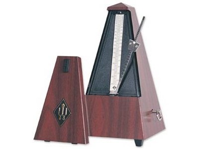 Wittner Metronome Pyramid shape Mahogany grain 812K 